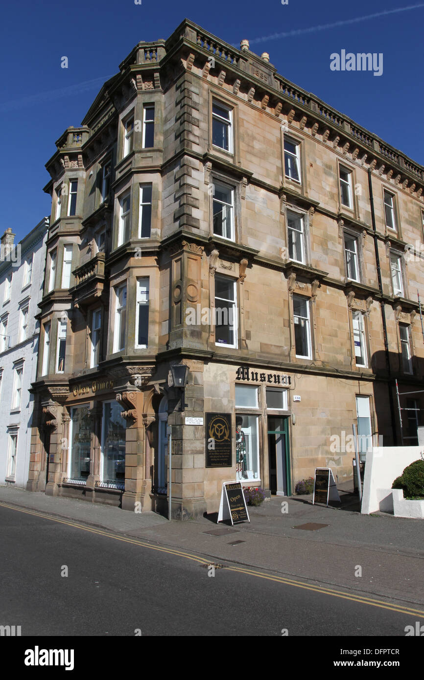 Exterior of the Oban war and peace museum Scotland September 2013 Stock ...