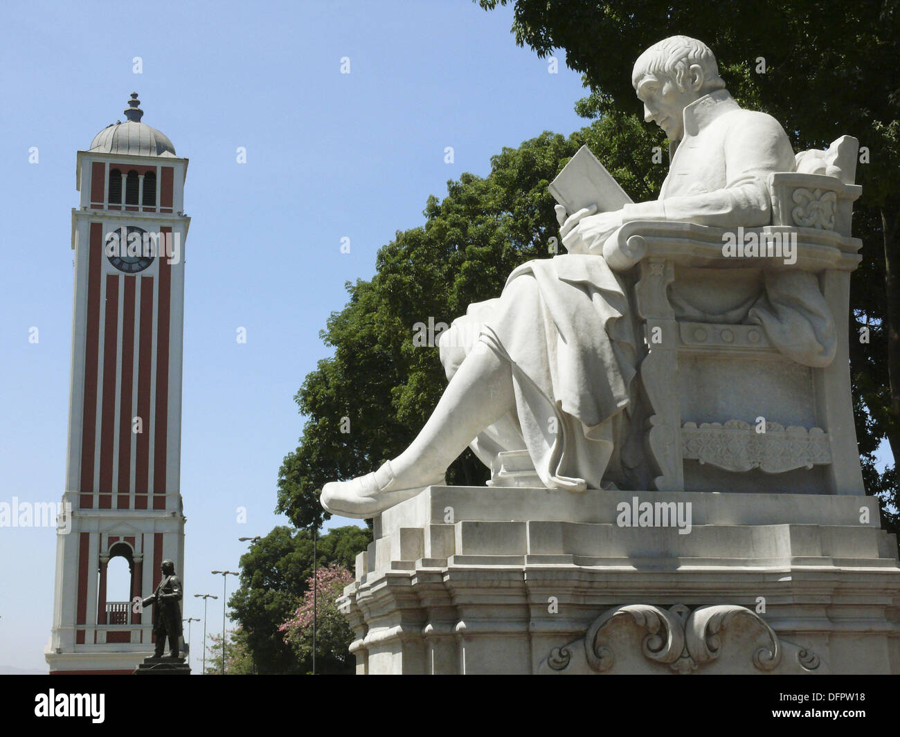 Tower of the Clock, University Park, Lima, Peru Stock Photo Alamy