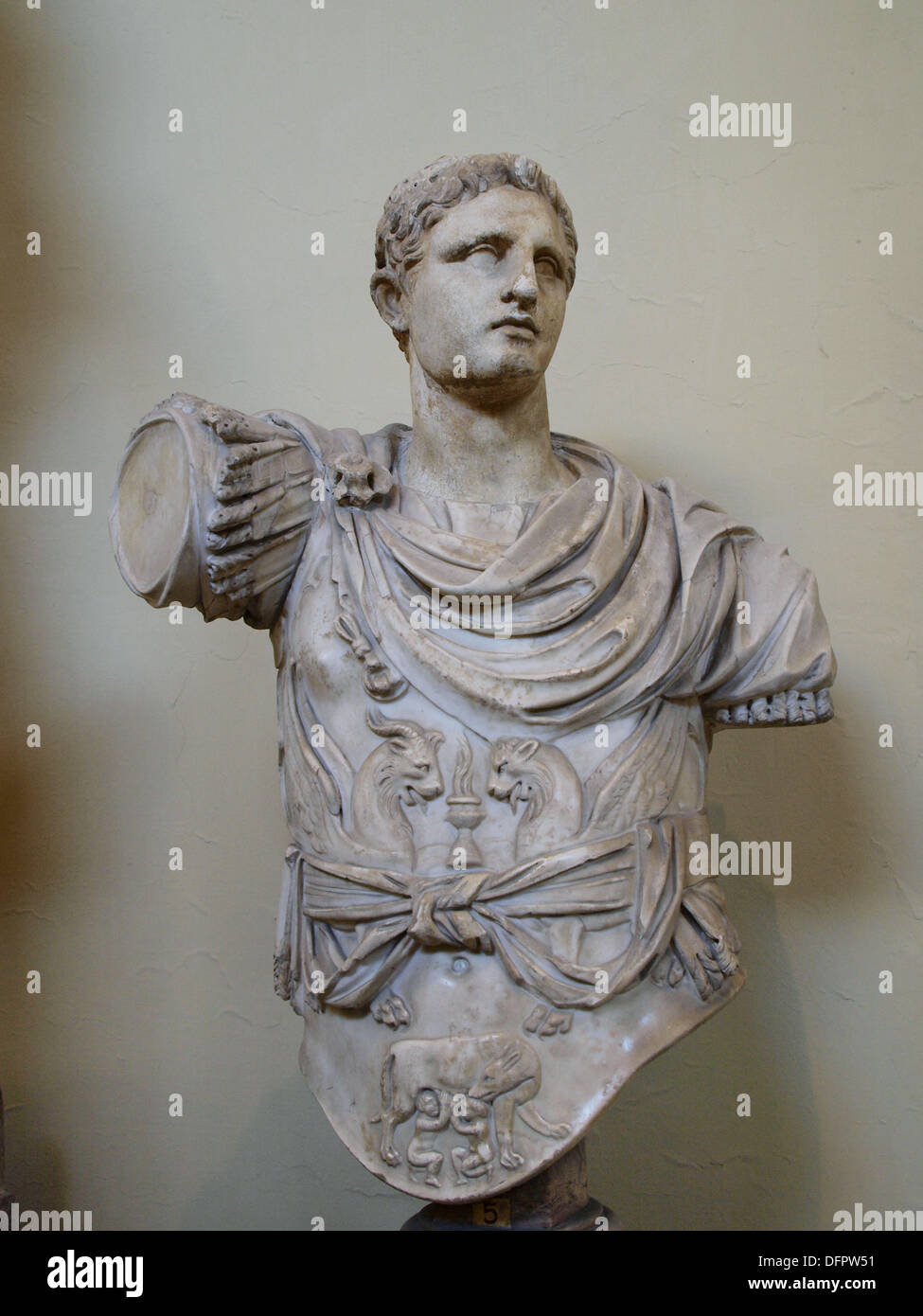 Classic Sculpture, Vatican Museum, Rome, Italy Stock Photo