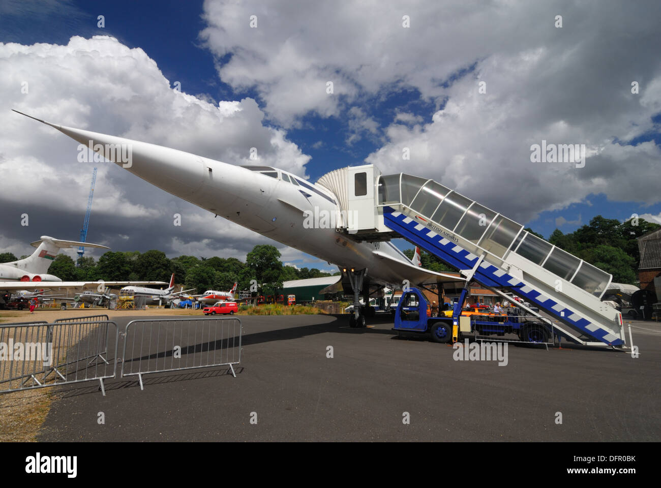 The Concorde at the Brookland Museum Stock Photo