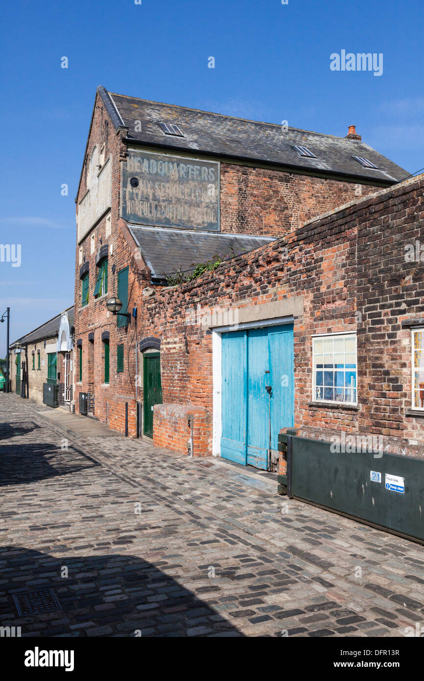 Building detail on Purfleet Quay, Kings Lynn, Norfolk, UK Stock Photo