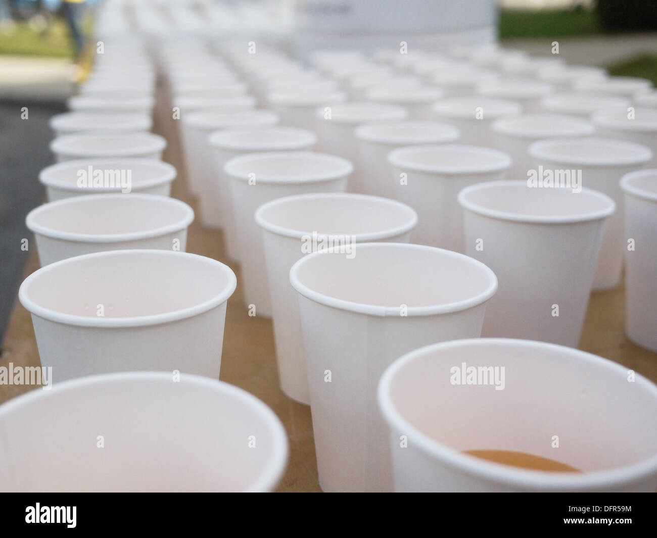 paper cups Stock Photo