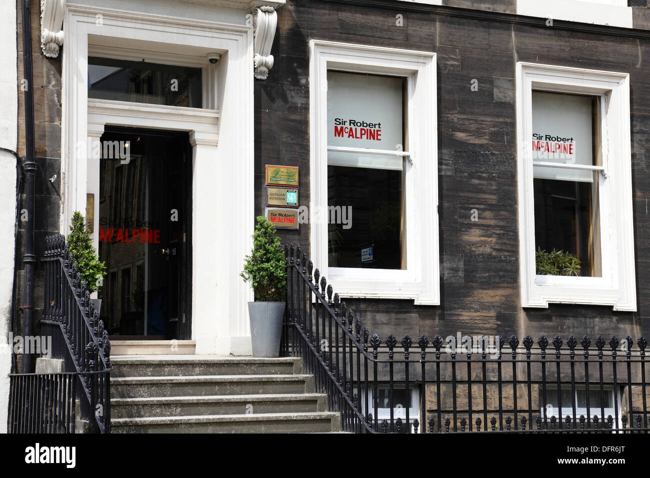 Sir Robert Mcalpine offices on Elmbank Street, Glasgow, Scotland, UK Stock Photo