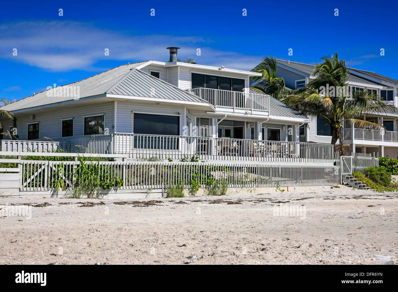 Million dollar beach home in SW Florida Stock Photo Alamy