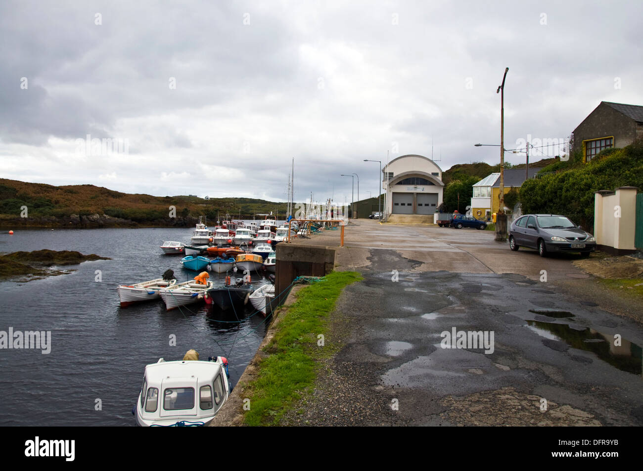 Bunbeg Harbour County Donegal Ireland Stock Photo