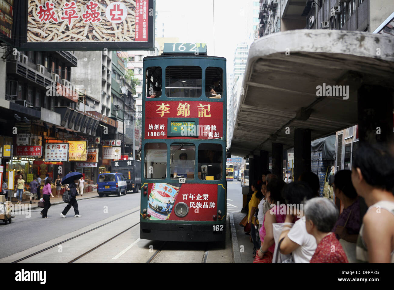 Trolley bus. Hong Kong. China Stock Photo Alamy