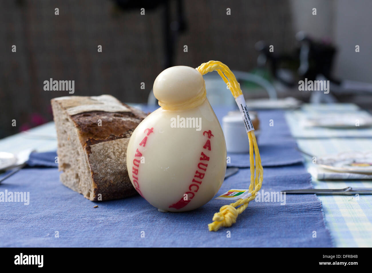 Whole provolone Italian cheese pearshaped Stock Photo 61364587 Alamy