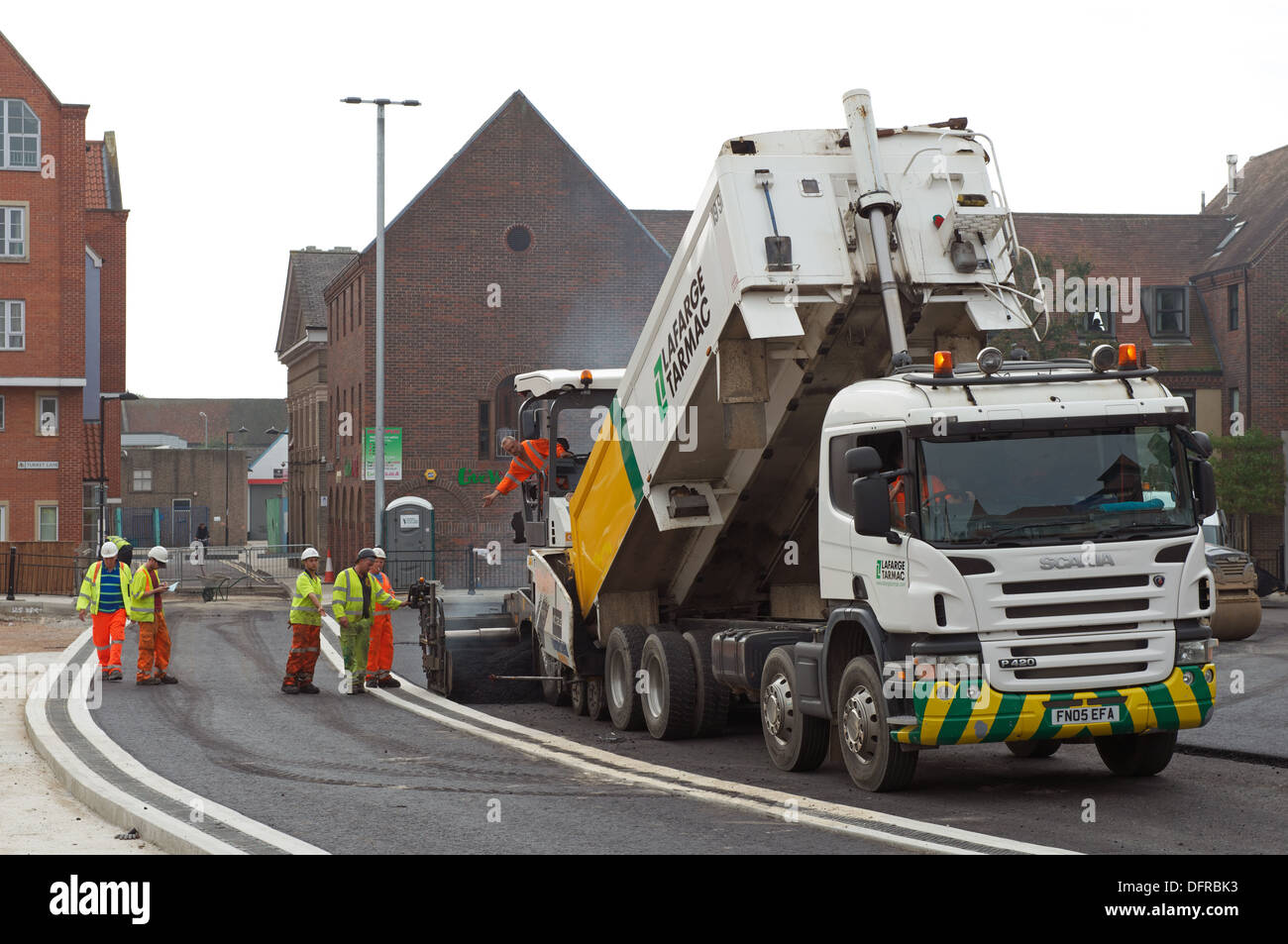 Lafarge Tarmac truck Stock Photo Alamy