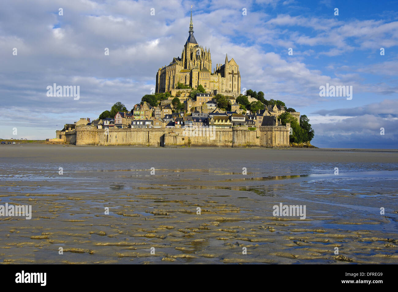 MontSaintMichel Benedictine abbey Normandy France Stock Photo Alamy