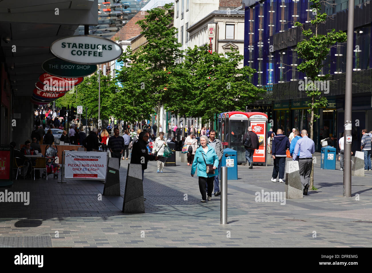 Sauchiehall Street in Glasgow city centre, Scotland, UK Stock Photo Alamy
