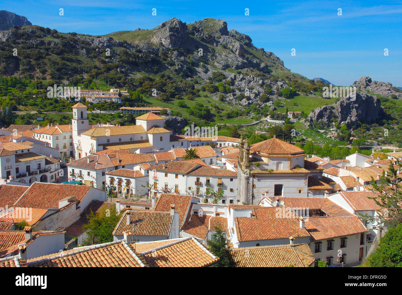 Grazalema, White Towns of Andalusia, Sierra de Grazalema Natural Park. Cadiz province, Andalusia