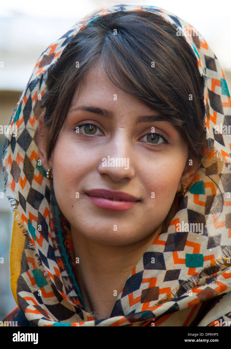 Beautiful Young Kurdish Woman, Palangan, Iran Stock Photo - Alamy