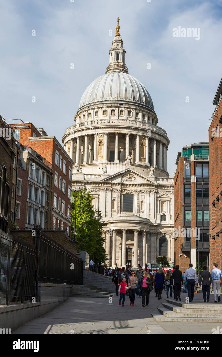 St. Paul's Cathedral, City of London, UK Stock Photo