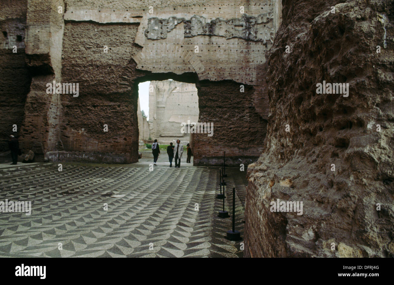 Baths of Caracalla, Rome. Italy Stock Photo