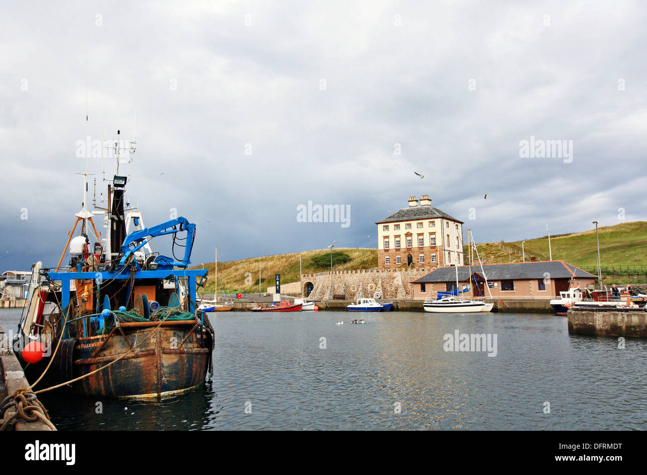 Berwickshire town port harbour hi-res stock photography and images - Alamy