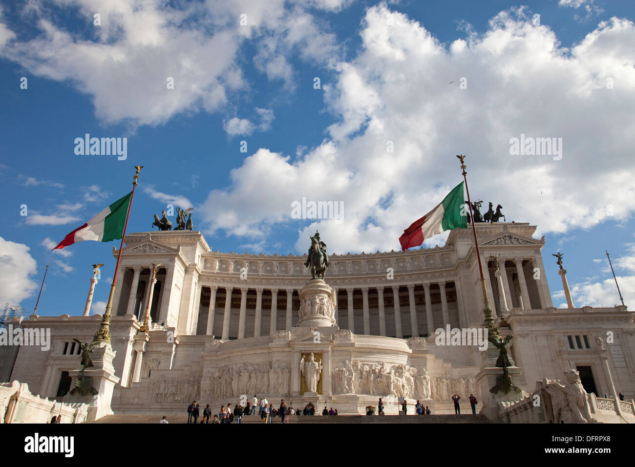 The Altar of the Fatherland, Rome, Lazio, Italy, Europe Stock Photo