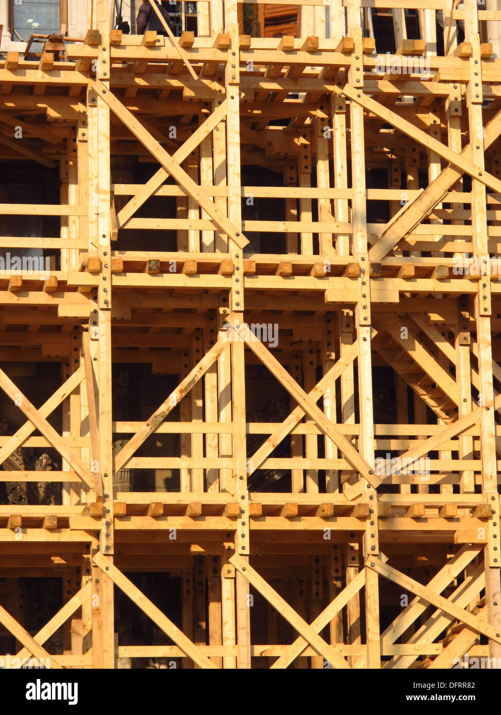 Wood Scaffold High Resolution Stock Photography and Images - Alamy