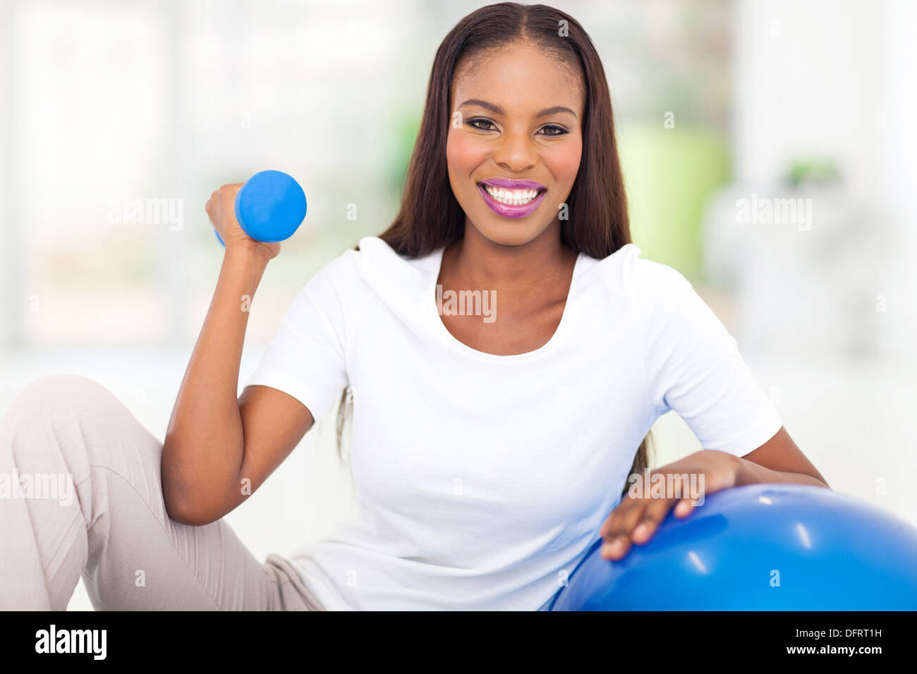 African american woman fitness hi-res stock photography and images - Alamy
