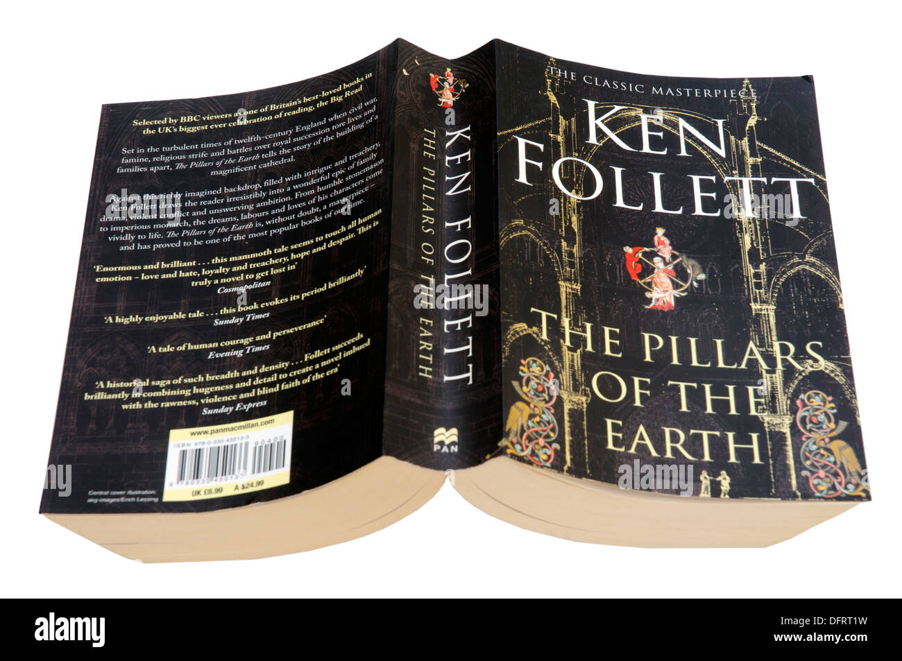 The Pillars of the Earth by Ken Follett Stock Photo Alamy