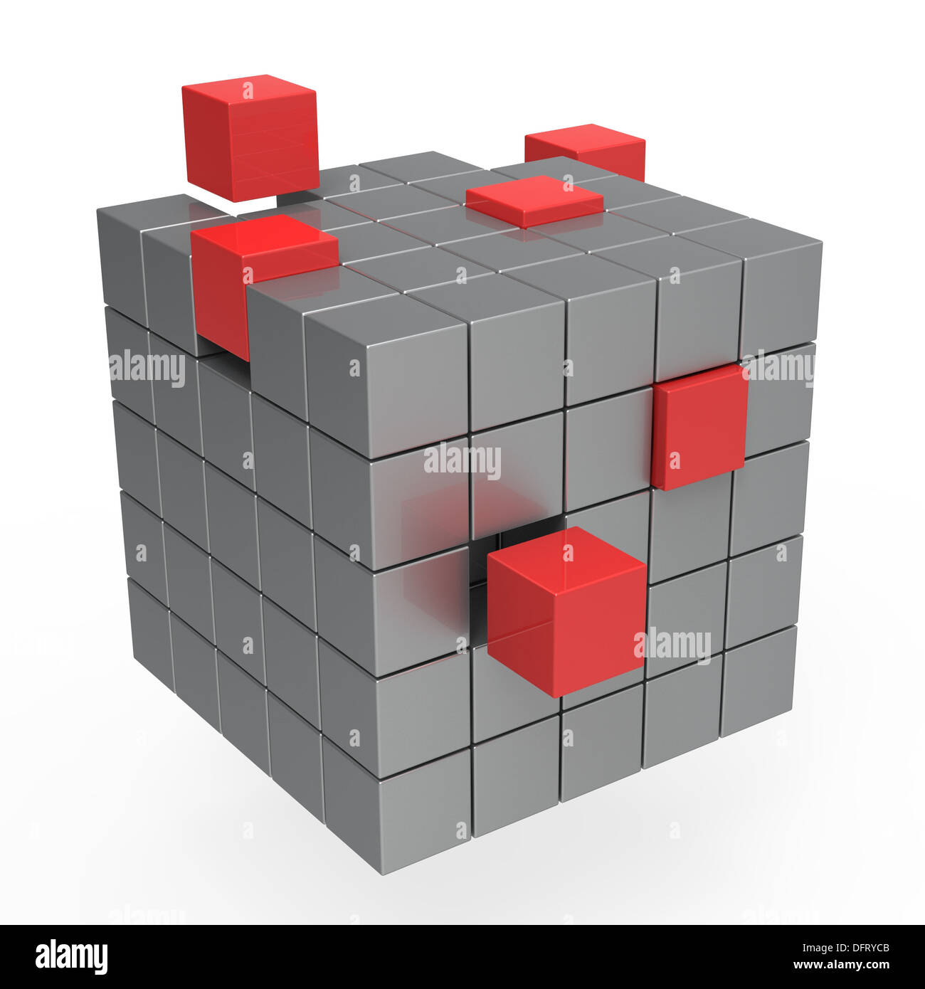 Incomplete Puzzle Shows Repair Solving Or Completion Stock Photo - Alamy