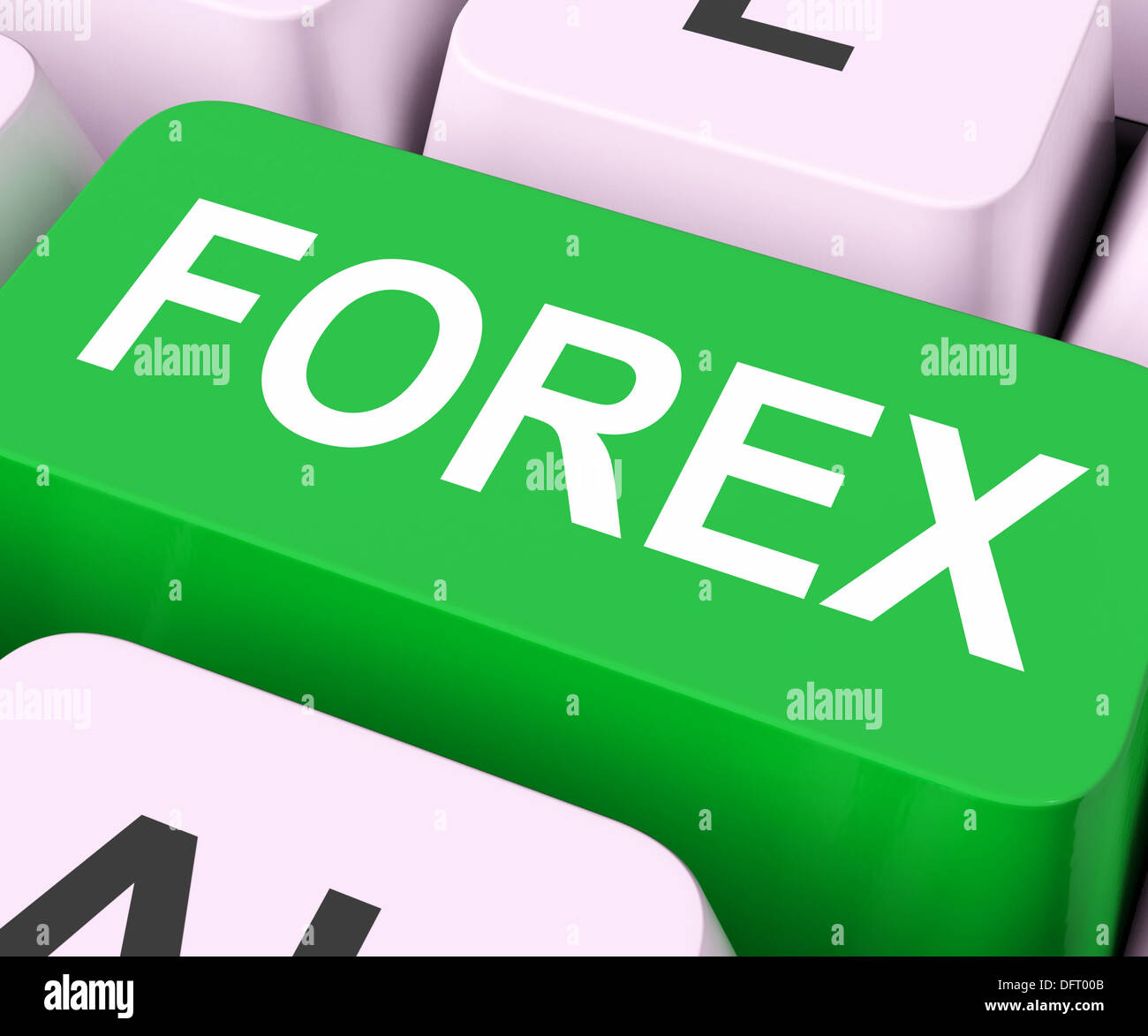 Forex Key Showing Foreign Exchange Or Currency Stock Photo - Alamy