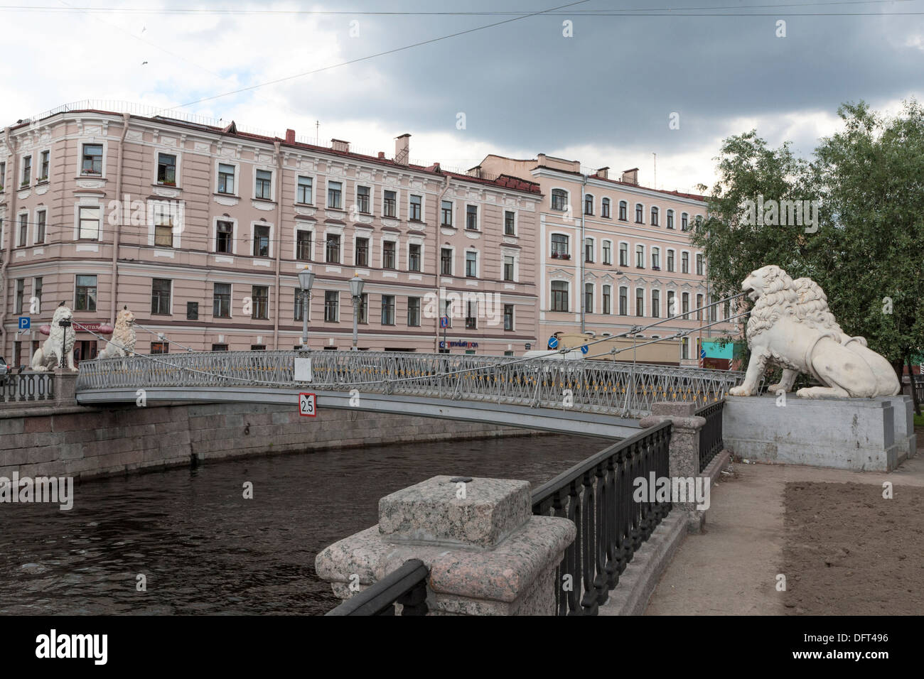 The Lion Bridge in St. Petersburg The Lion Bridge in St. Petersburg