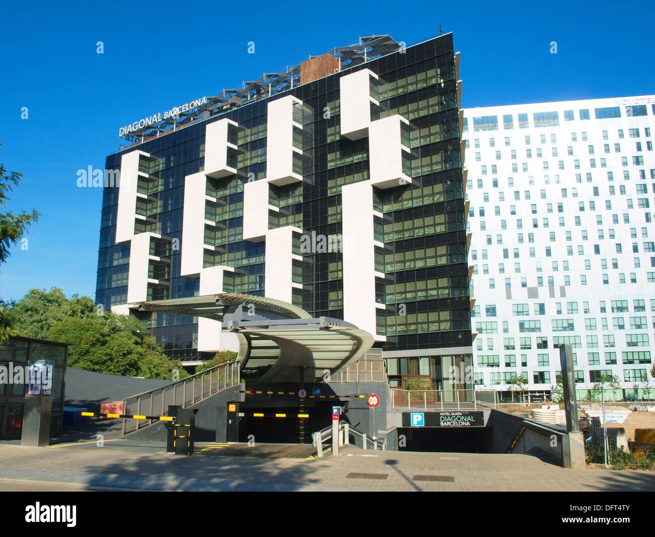 Hotel Silken Diagonal Barcelona Left And Novotel Barcelona - 