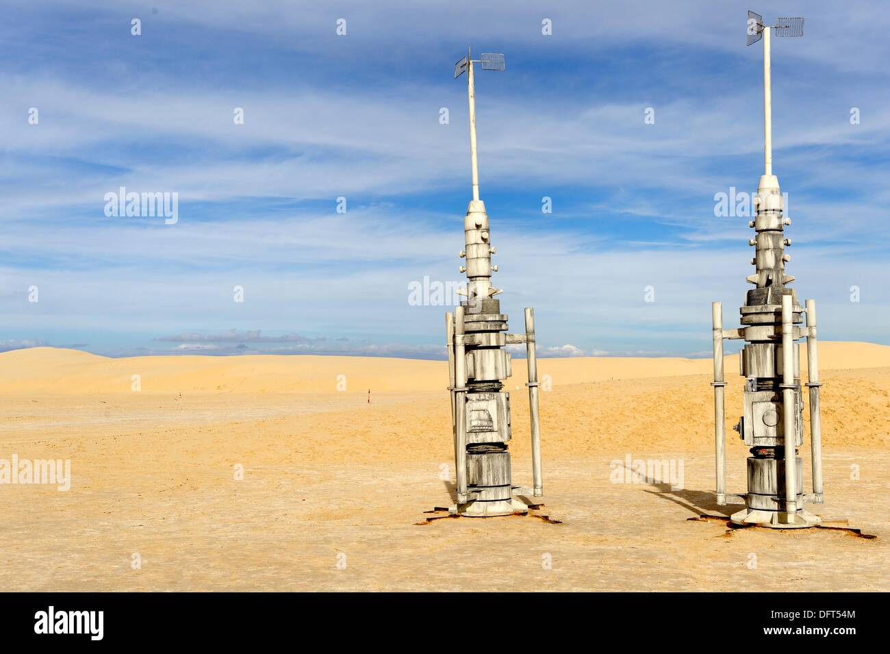 Filming locations for the George Lucas´s ´Star Wars´ movies, Chott el Djerid, Tunisia Stock Photo