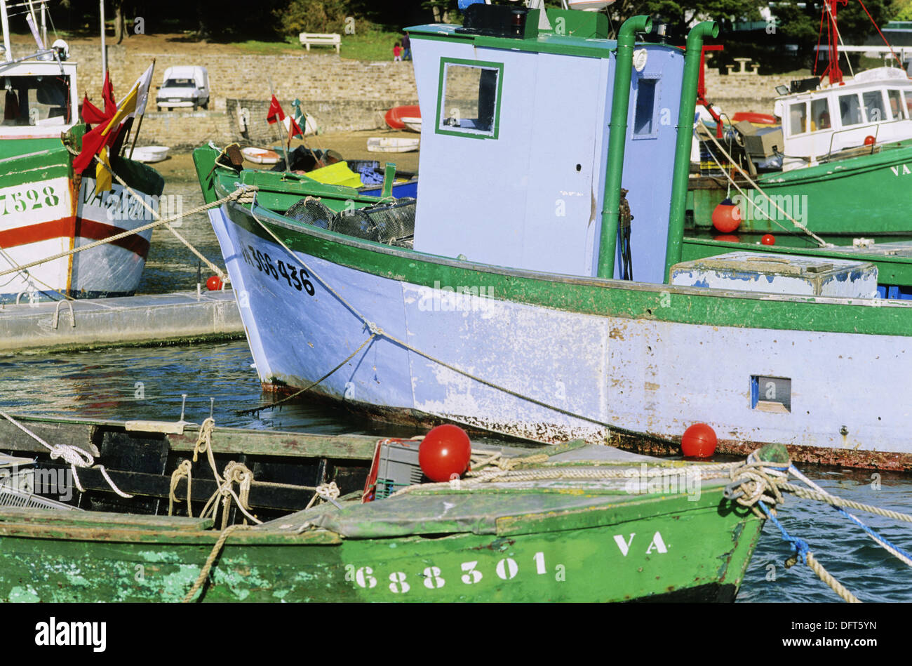 Port Anna, Séné region. Morbihan Gulf. Brittany. France Stock Photo - Alamy