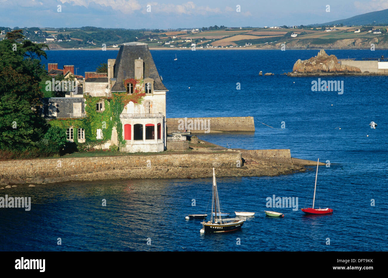 Douarnenez in Finistere. Brittany. France Stock Photo Alamy