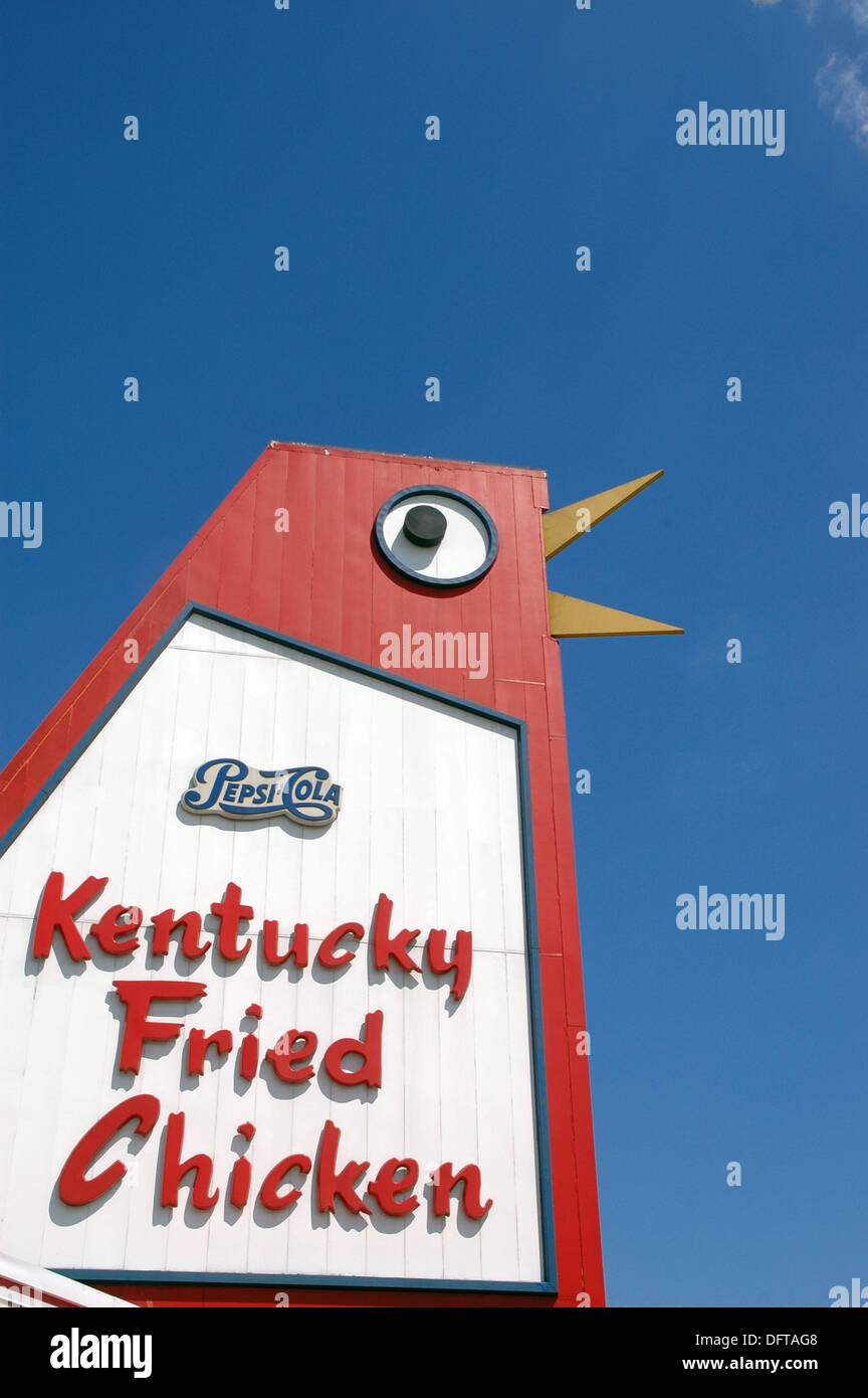 Kentucky Fried Chicken sign, Atlanta. USA Stock Photo Alamy