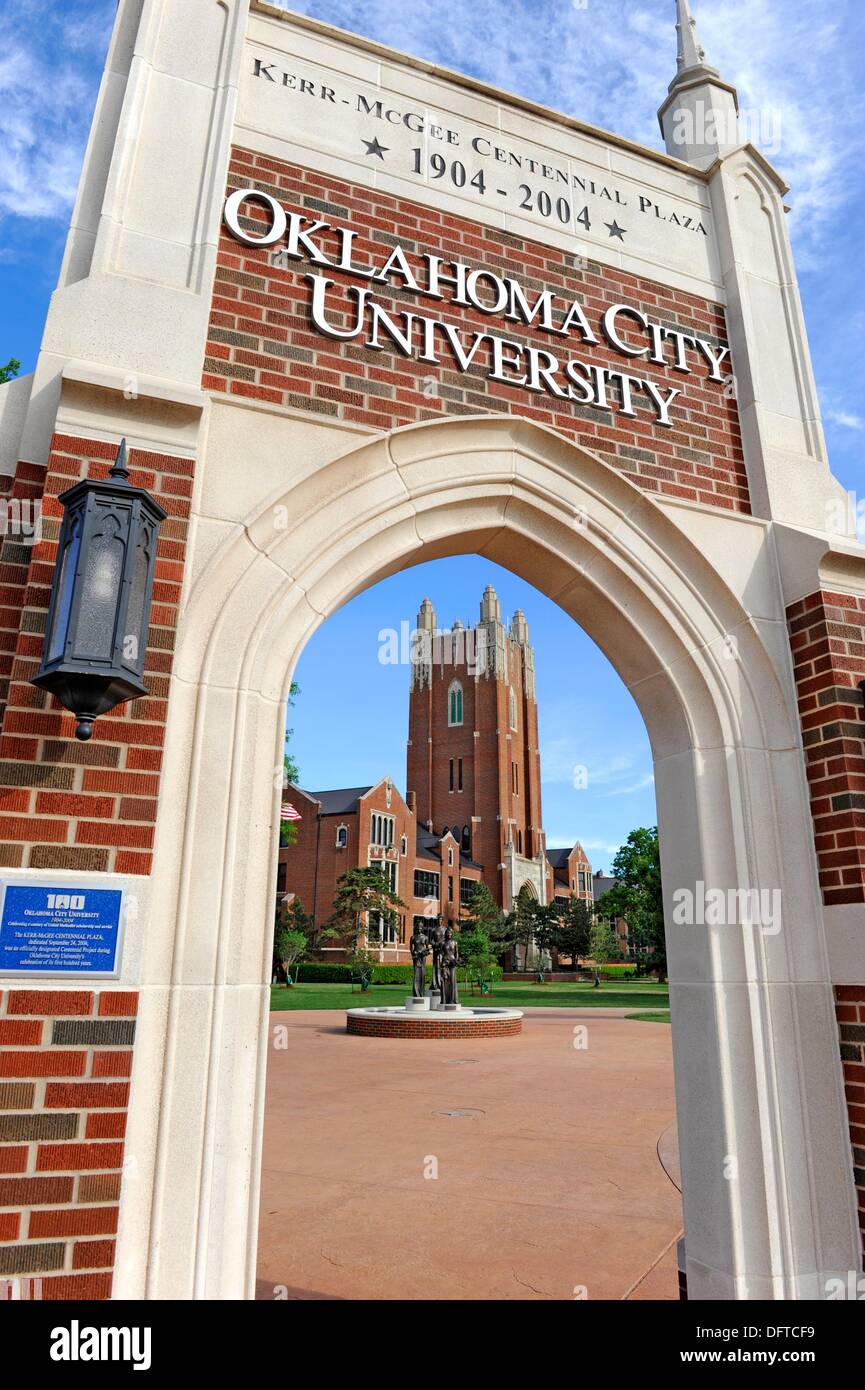 Oklahoma City University Campus Stock Photo Alamy