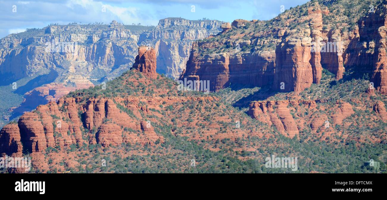 Famous View of Sedona Arizona from airport Stock Photo Alamy