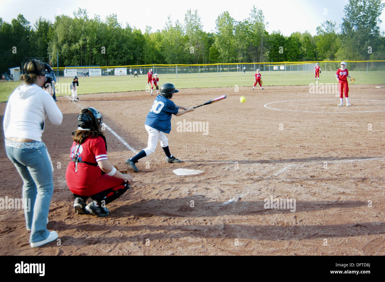 Old softball hi-res stock photography and images - Alamy