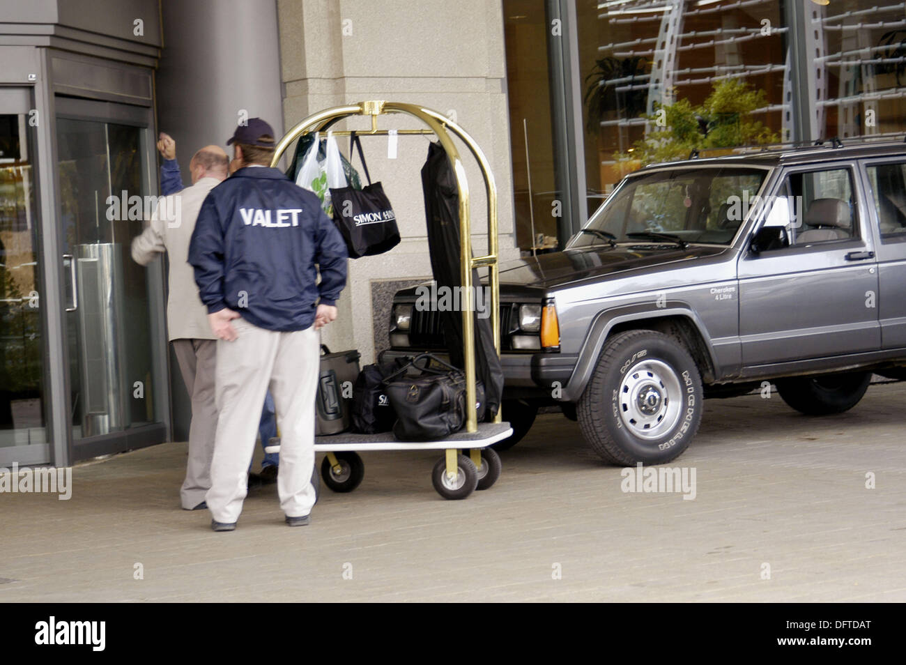 Parking valet at the Niagara Hilton services customers and parks cars