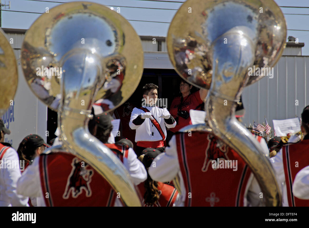 High School Marching Bands Participate in Strawberry Festival Parade