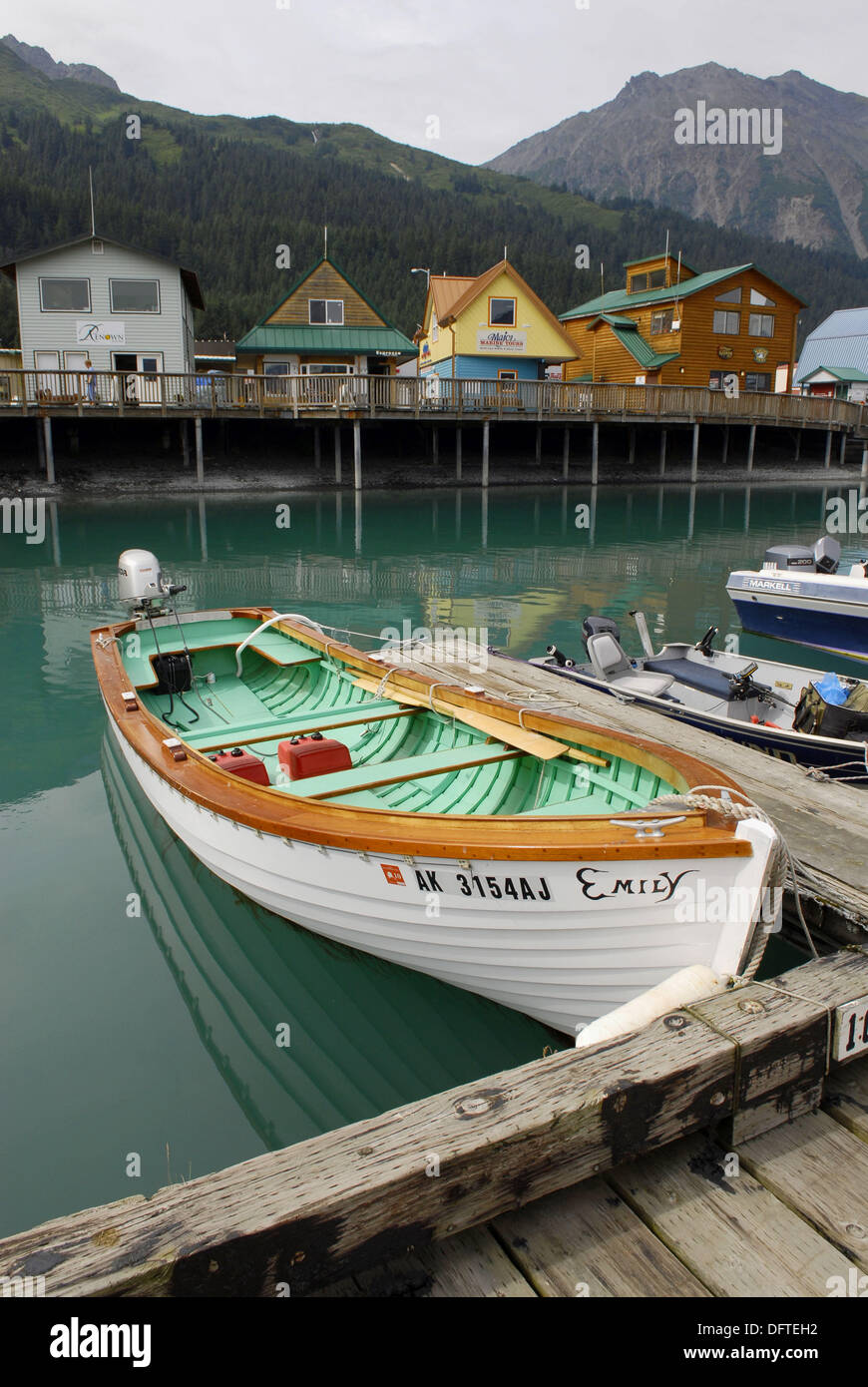 Public Boat Harbor Dock Area in Seward Alaska AK U S United States