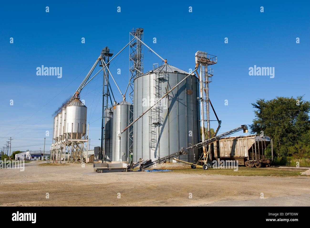 Co op Elevator where rural farmers store and ship grain crops