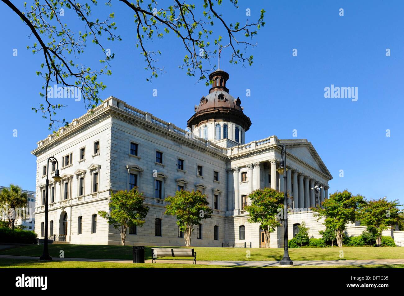Columbia South Carolina Buildings Statues and Landmarks on the State