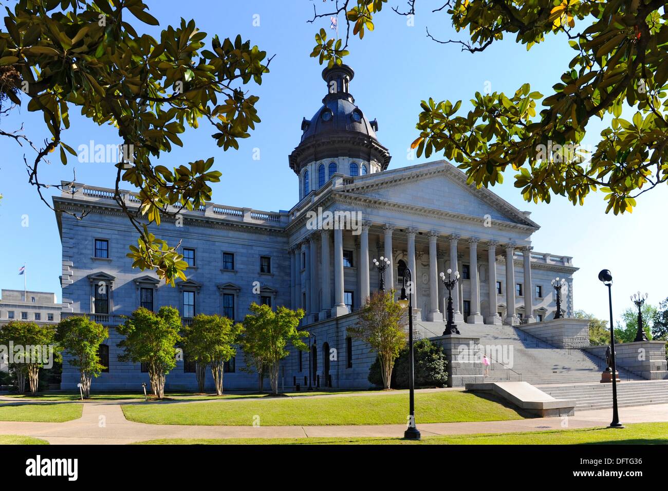 Columbia South Carolina Buildings Statues and Landmarks on the State Capitol Capital grounds SC