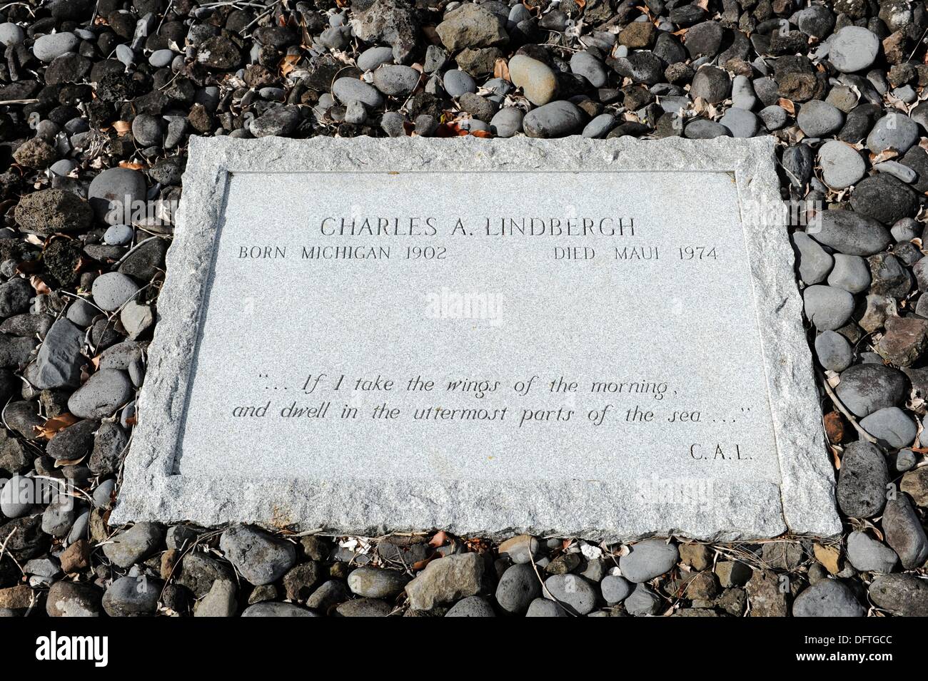 Grave of charles lindbergh hires stock photography and images Alamy