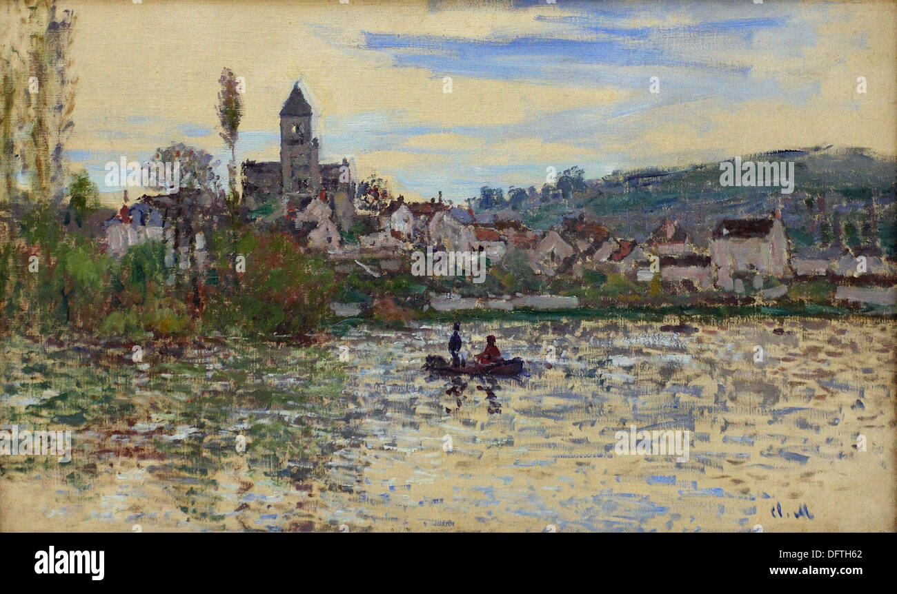 Claude MONET - La Seine à Vétheuil - 1880 - Orsay Museum - Paris Stock ...