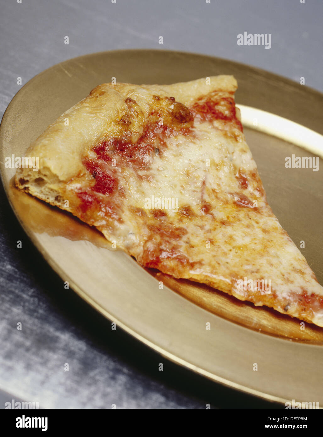 Single Slice Of Plain Pizza Stock Photo Alamy