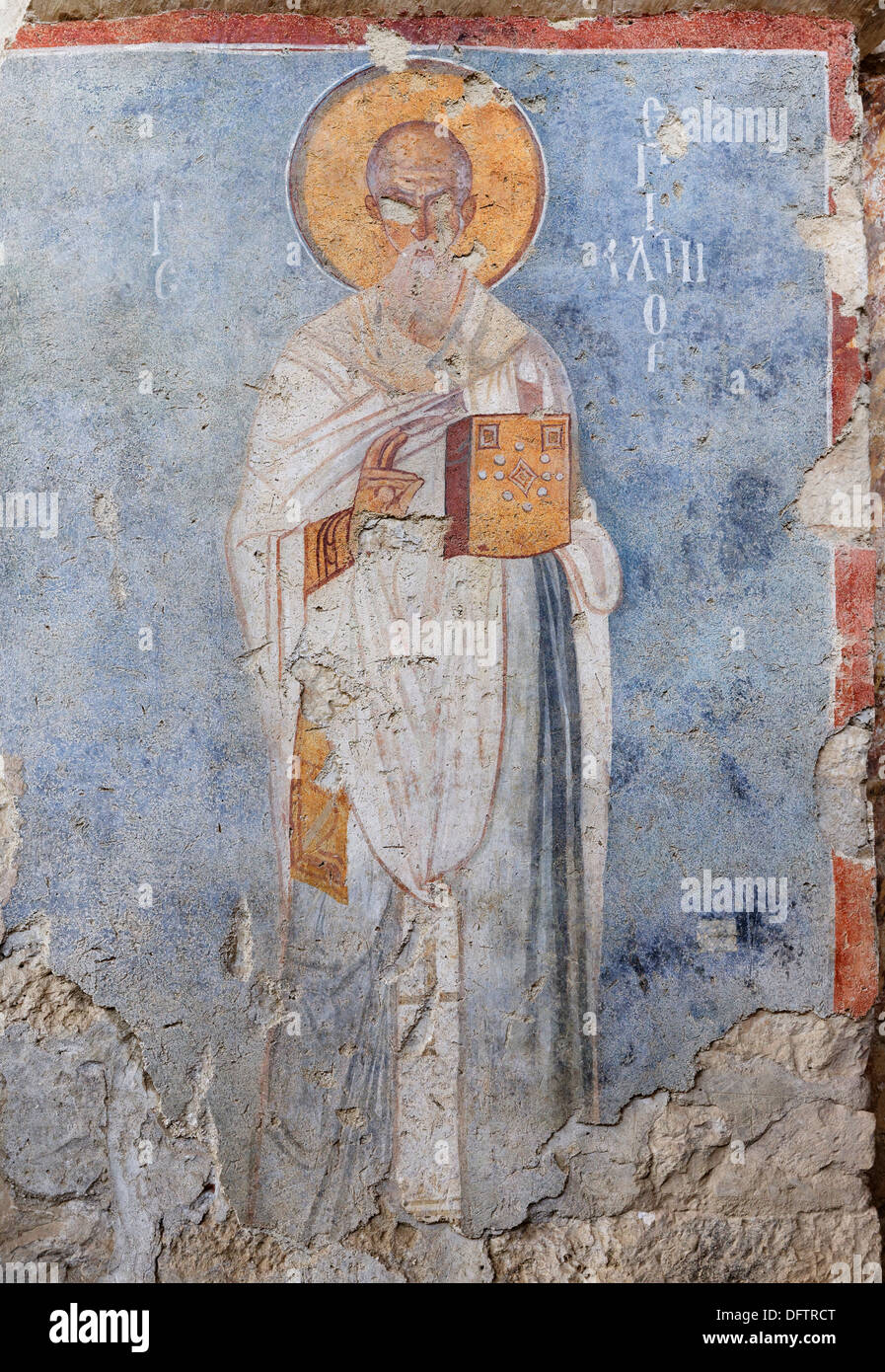 Fresco, St. Nicholas Church or Noel Baba Kilisesi, Demre, Lycia, Province of Antalya, Turkey Stock Photo