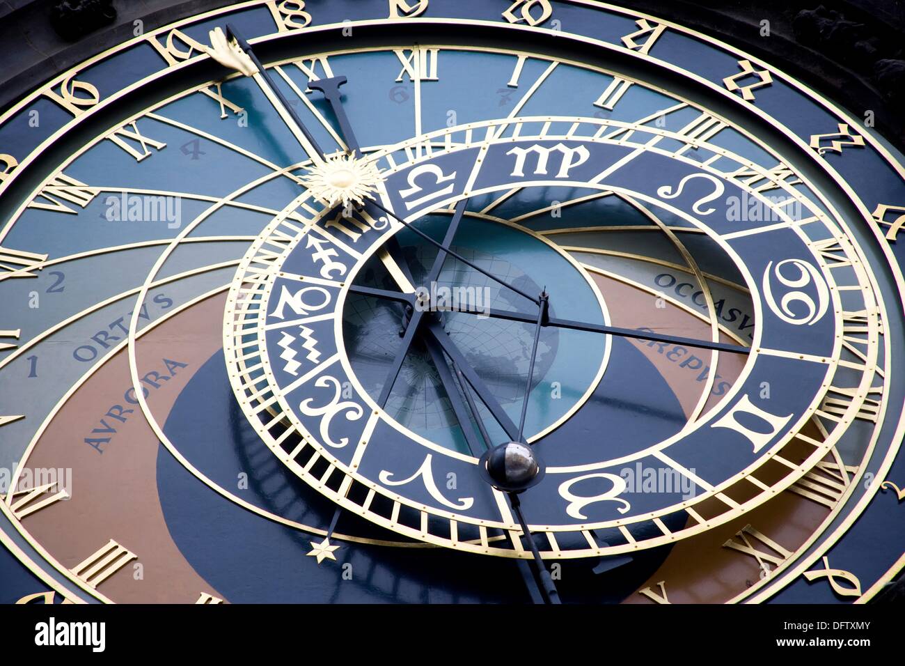 The Astronomical Clock in Prague, Czech Republic Stock Photo Alamy
