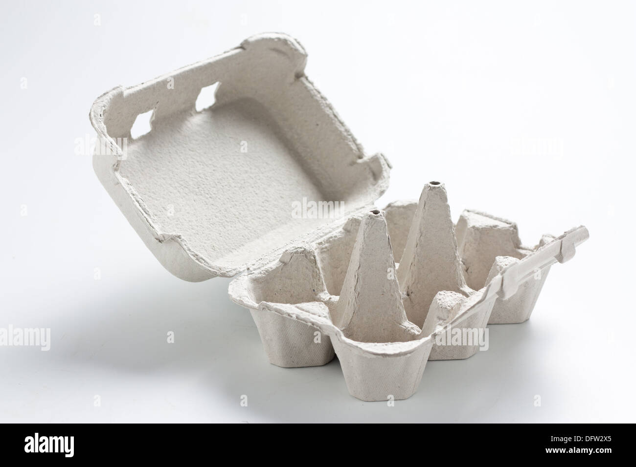 Download Open Empty Cardboard Egg Box Stock Photo Alamy PSD Mockup Templates