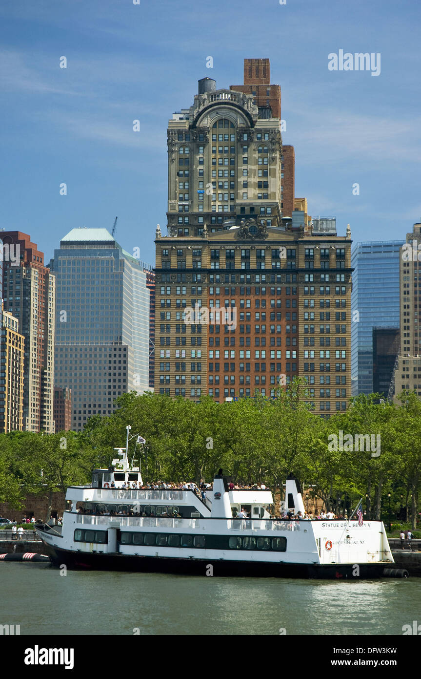 The Ferry to Statue of Liberty from Castle Clinton National Monument