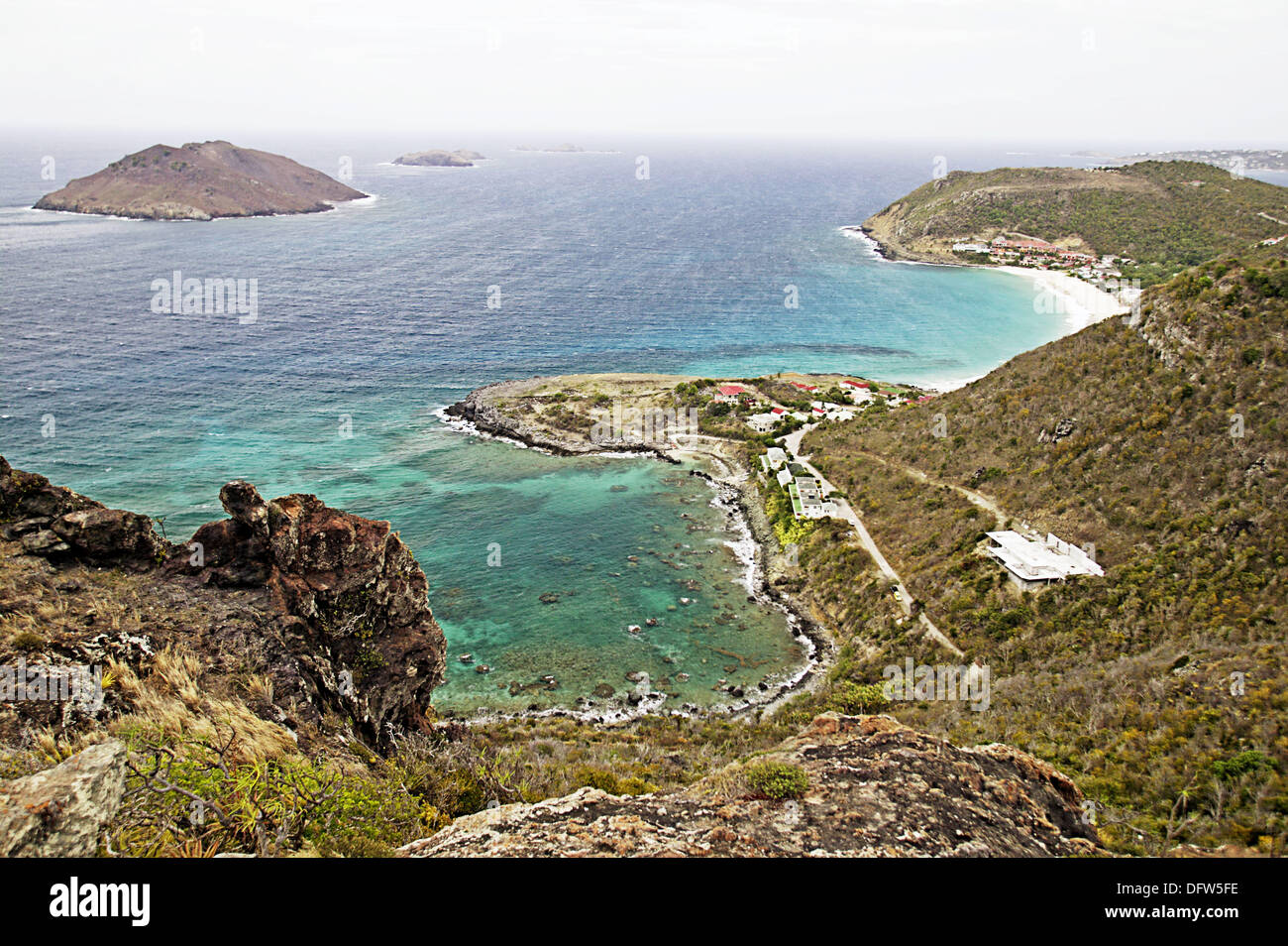 Anse des Flamands. Colombier. St. Barthelemy. French West Indies. Caribbean Stock Photo Alamy