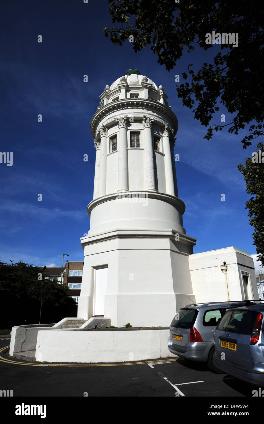 The Pepperpot or pepper Pot Tower building in the Queens Park area of Brighton UK  built in 1830 Stock Photo
