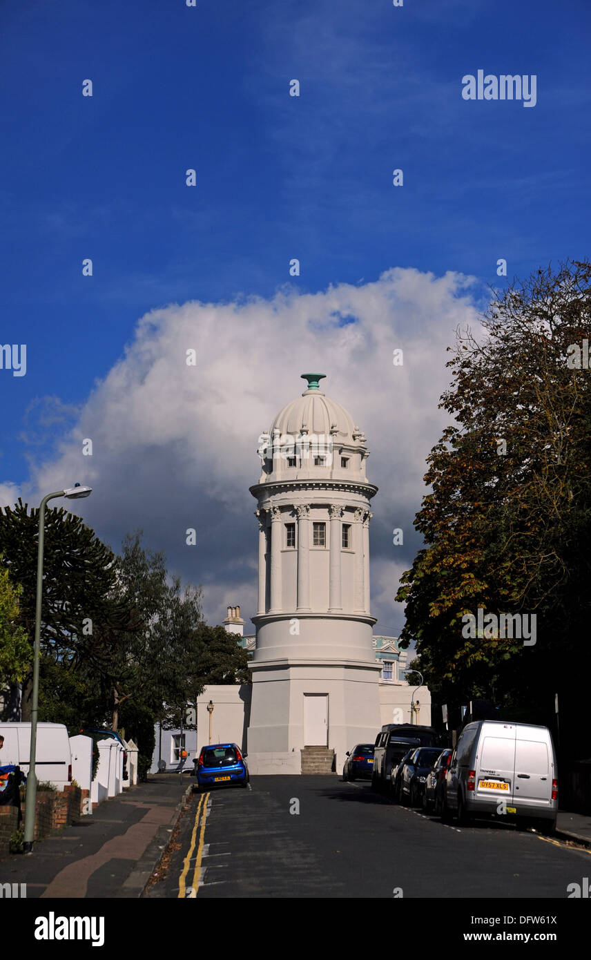 The Pepperpot or pepper Pot Tower building in the Queens Park area of Brighton UK  built in 1830 Stock Photo
